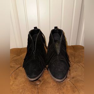 Black Tassel Booties